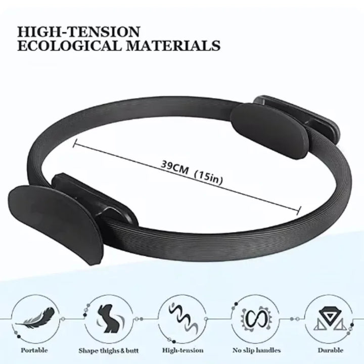 Premium Pilates Fitness Ring – Home Gym Equipment for Strength & Toning – Ideal for Resistance Training, Body Sculpting, and
