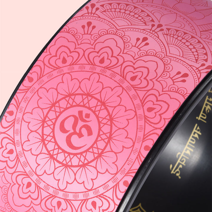 Premium 12.2 Inch Yoga Wheel for Back Pain Relief – Comfortable Myofascial Release Prop – Durable PU Rubber Surface, Supports