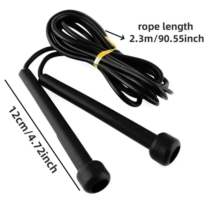 Premium PVC Skipping Rope – Adjustable Length Jump Rope for Fitness Training, Weight Loss, and Cardio Exercise, 2.3m Long