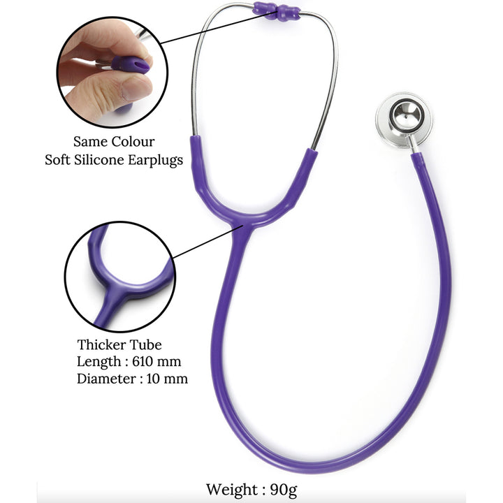 Premium Cardiology Stethoscope – Professional Medical Equipment for Doctors and Students, Outstanding Acoustics, Durable 