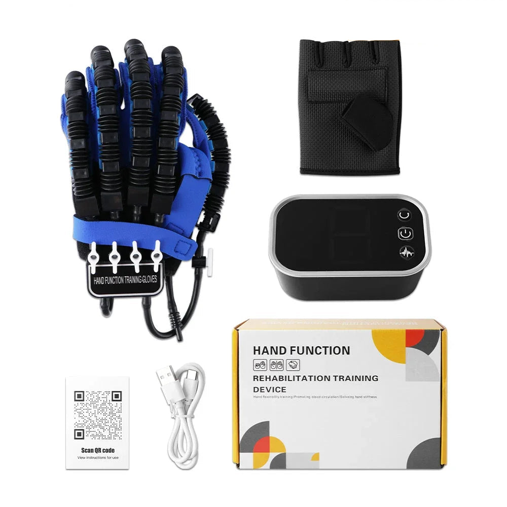 Premium Hand Rehabilitation Glove for Stroke Recovery | Hemiplegia Therapy Device | Finger Exerciser for Cerebral Infarction