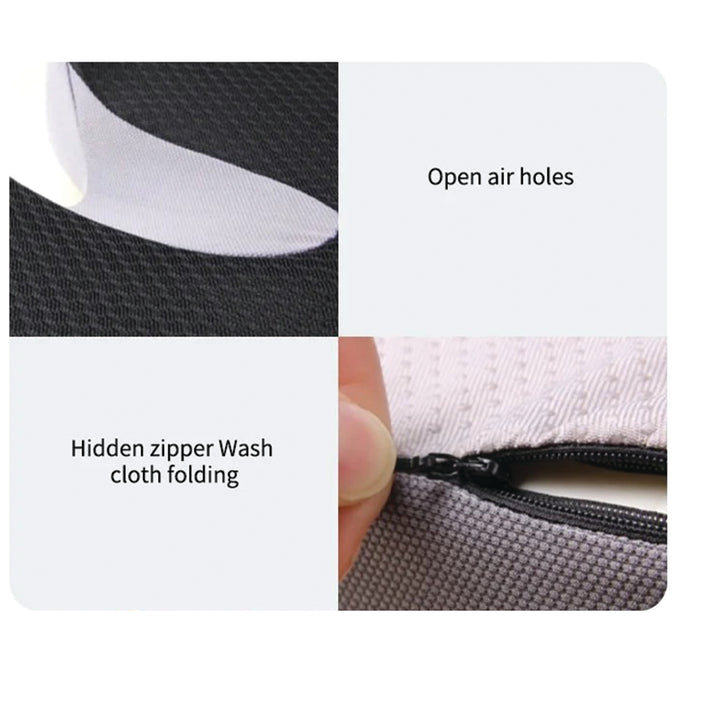 Premium Non-Slip Orthopedic Memory Foam Cushion – Tailbone and Sciatica Pain Relief Seat Cushion for Prostate Comfort, Back Support, and Chair or Car Use - StrengthXPhysiotherapy