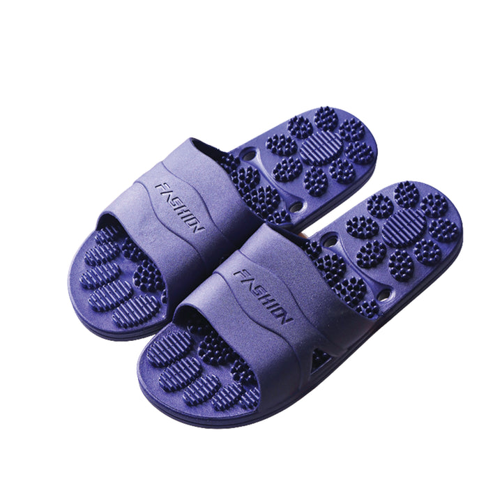 Premium Extra Large Acupoint Massage Slippers – Non-Slip Hollow Design for Indoor Home and Bathroom Use, Comfortable Sole Support for Men and Women, Ideal for Relaxation and Foot Therapy - StrengthXPhysiotherapy