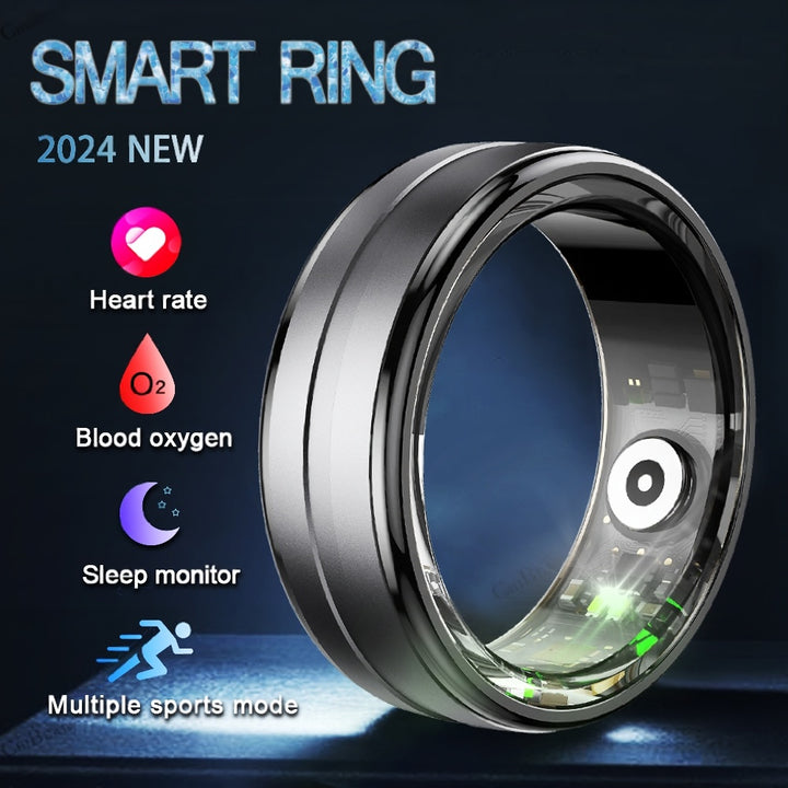 Premium Smart Ring – Heart Rate, Blood Oxygen, and Sleep Health Monitor for Men and Women, Waterproof 5ATM Fitness Tracker 
