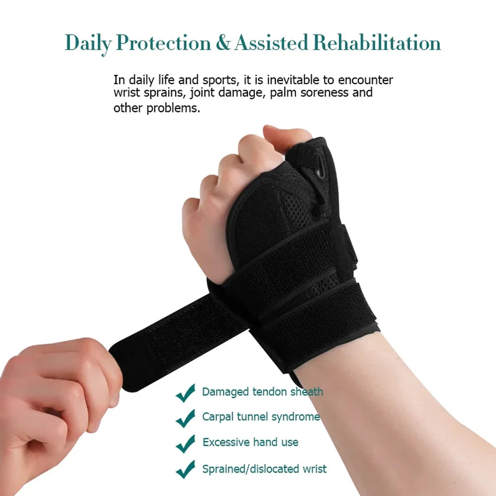 Premium CMC Thumb Brace – Comfortable Thumb Splint for Arthritis & Joint Pain Relief, Stabilizing Orthosis for Osteoarthritis