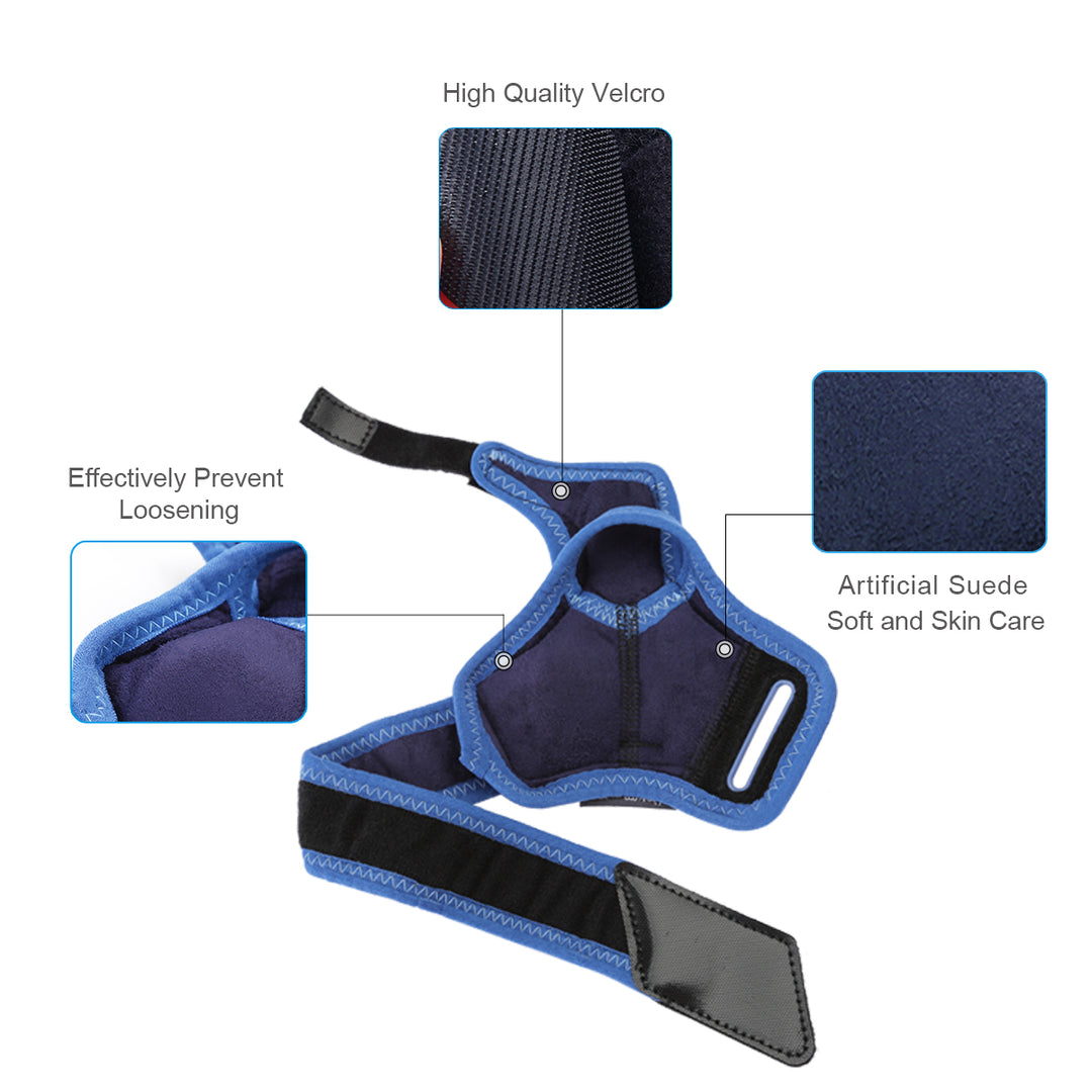 Premium Waterproof Silicone Thumb Brace for Tendonitis, Arthritis & Trigger Finger Pain Relief – Semi-Rigid Splint with