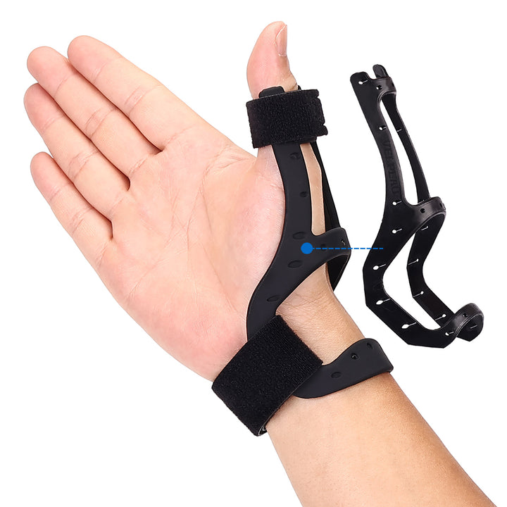 Premium Waterproof Silicone Thumb Brace for Tendonitis, Arthritis & Trigger Finger Pain Relief – Semi-Rigid Splint with