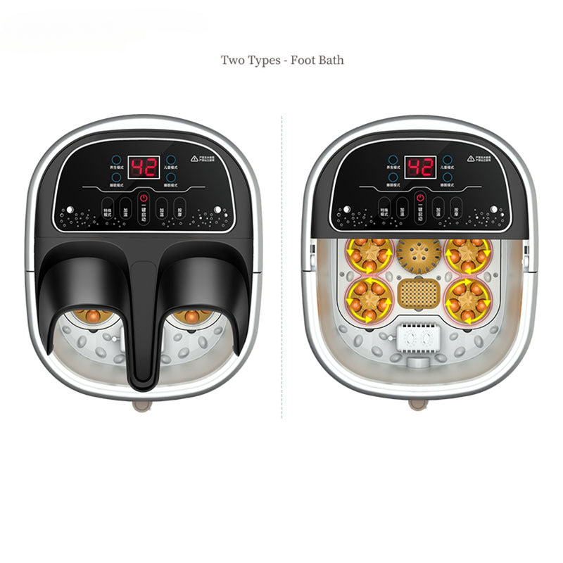 Premium Foot Spa Bath Massager with Heat, 12 Rollers, Digital Control, Pedicure Stone for Acupressure Shiatsu Massage, Foot  